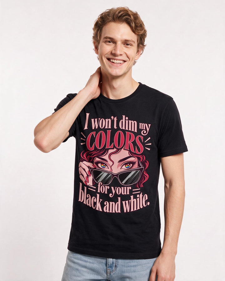 Pride Black T-Shirt for Men – Everyday Expression Graphic Tee product image 1