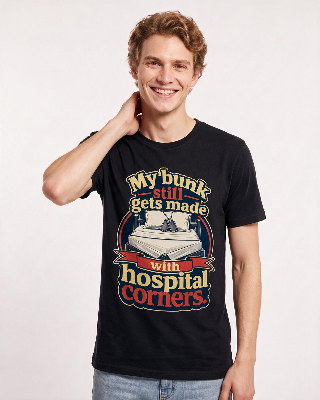 Veteran Black T-Shirt for Men – Everyday Expression Graphic Tee product image 1