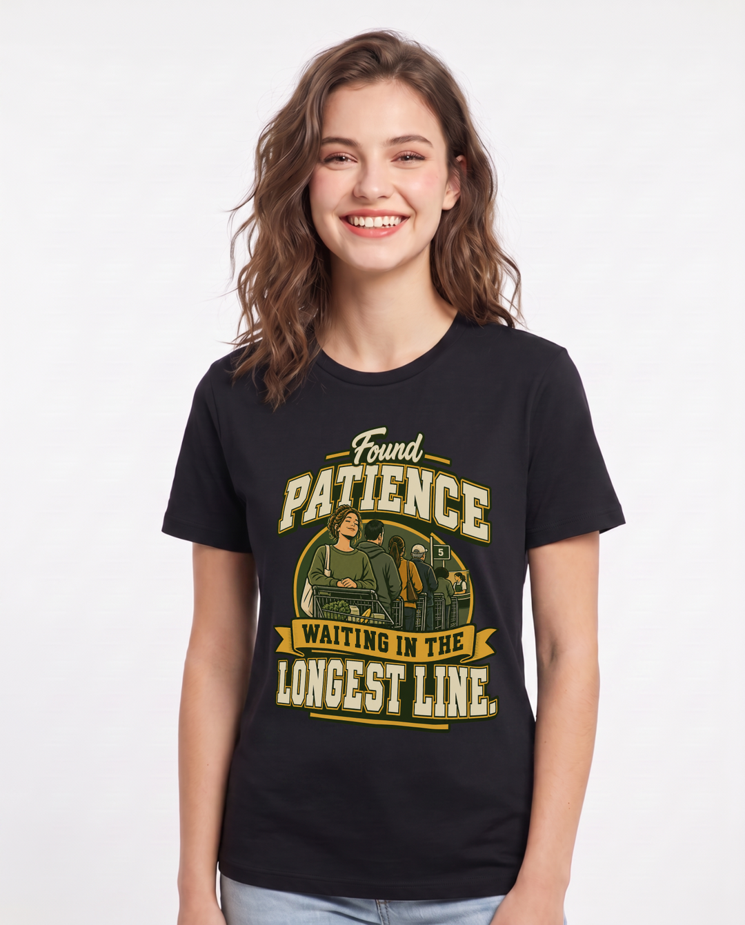 Christian Faith Black T-Shirt for Women – Everyday Expression Graphic Tee product image 3