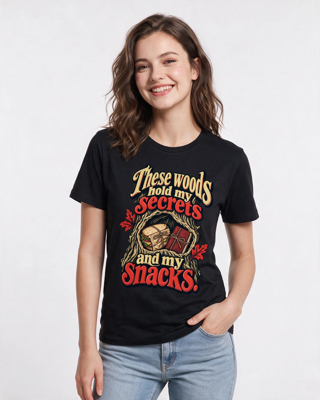 Hunting Black T-Shirt for Women – Everyday Expression Graphic Tee product image 1
