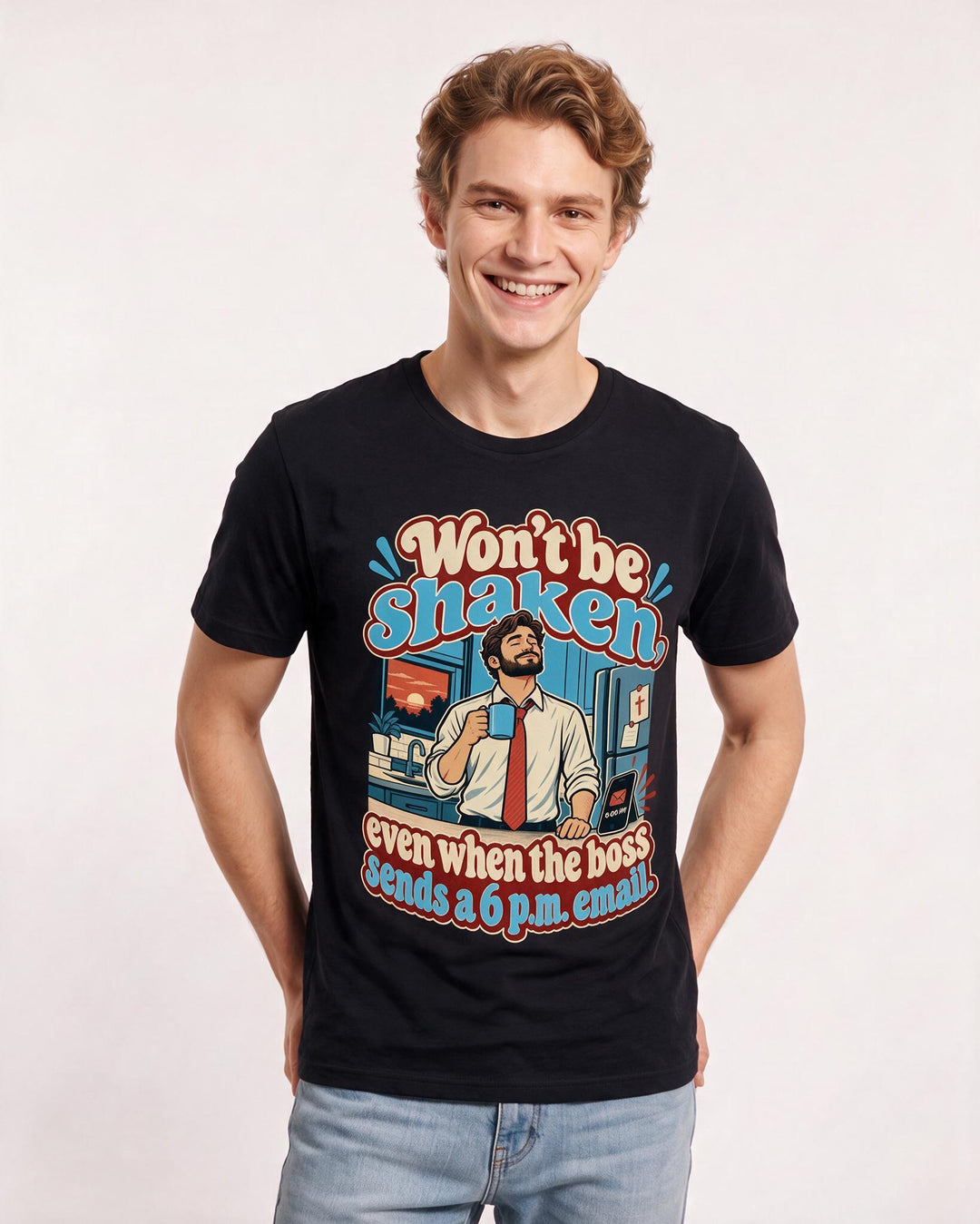 Christian Faith Black T-Shirt for Men – Everyday Expression Graphic Tee product image 1