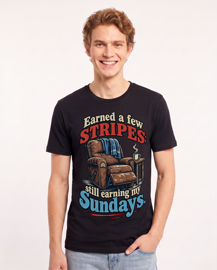 Veteran Black T-Shirt for Men – Everyday Expression Graphic Tee product image 3