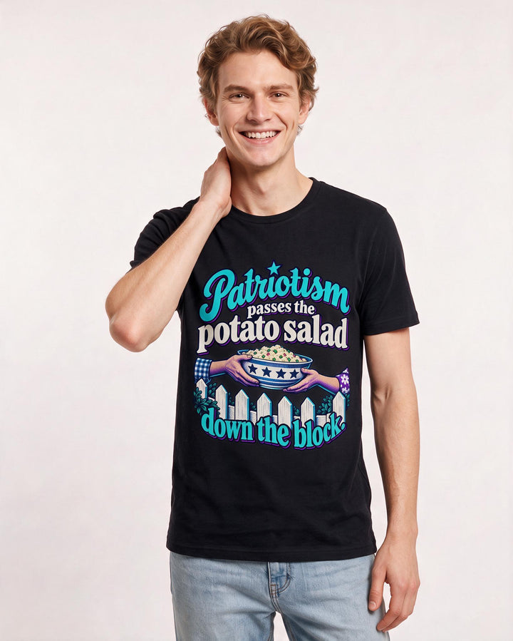 Patriotic Black T-Shirt for Men – Everyday Expression Graphic Tee product image 1