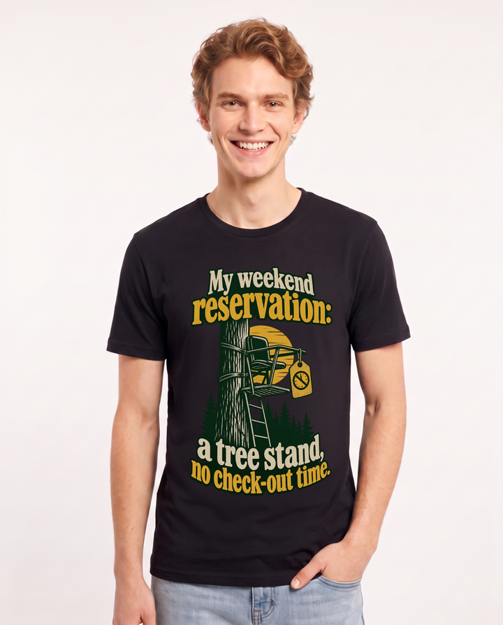 Hunting Black T-Shirt for Men – Everyday Expression Graphic Tee product image 3