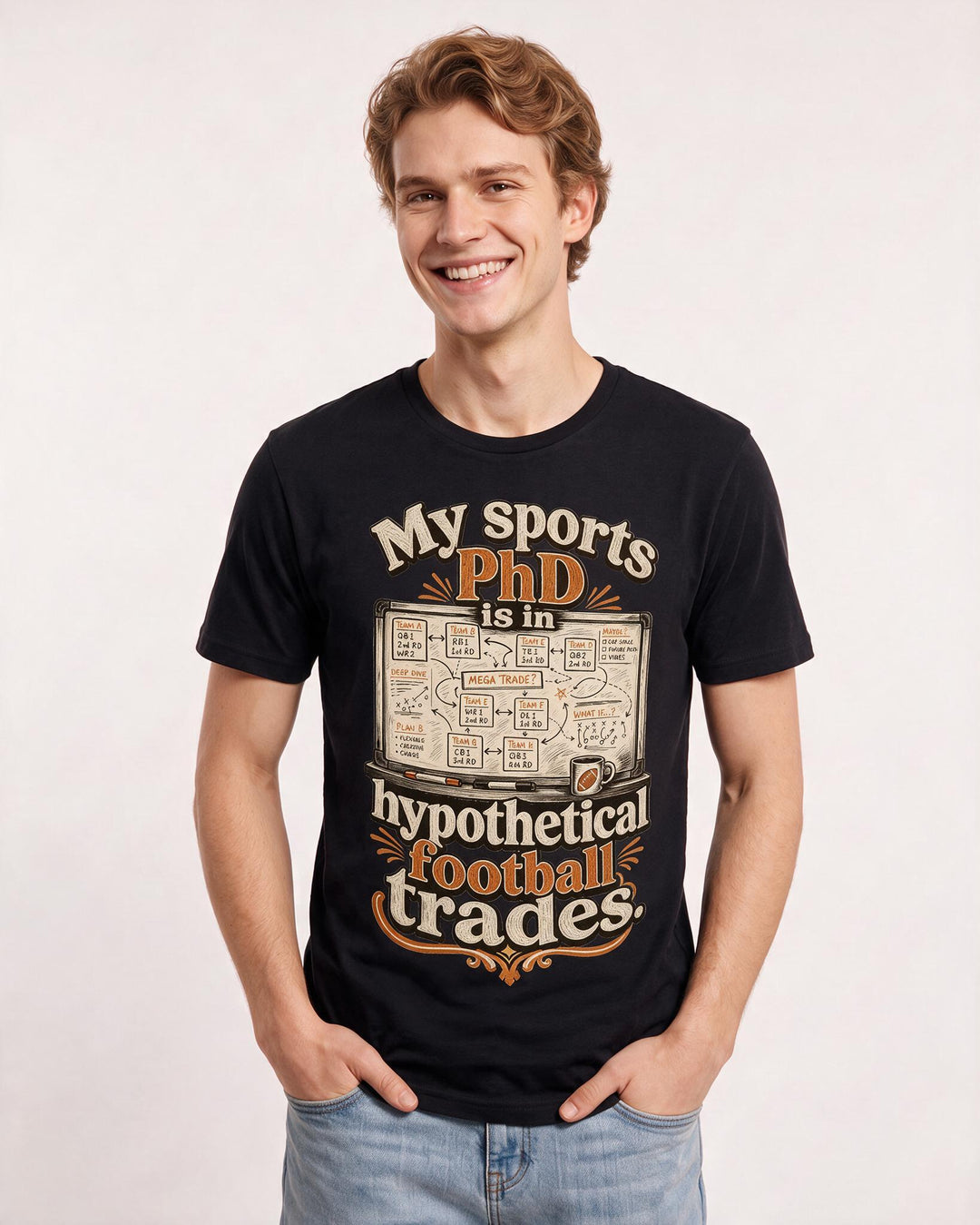 Meme Black T-Shirt for Men – Everyday Expression Graphic Tee product image 1