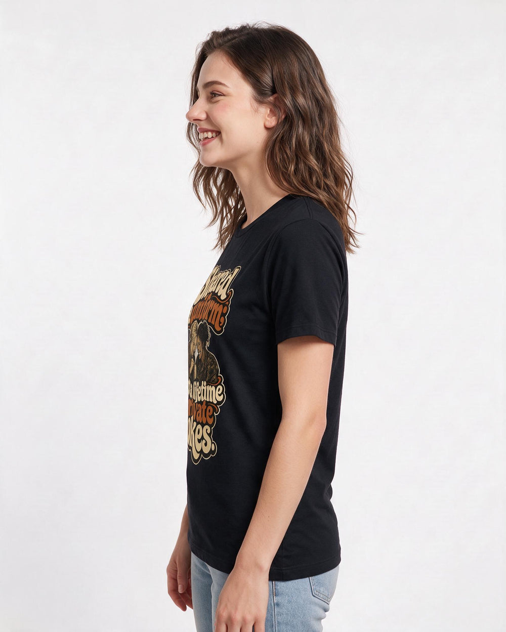 Veteran Black T-Shirt for Women – Everyday Expression Graphic Tee product image 2