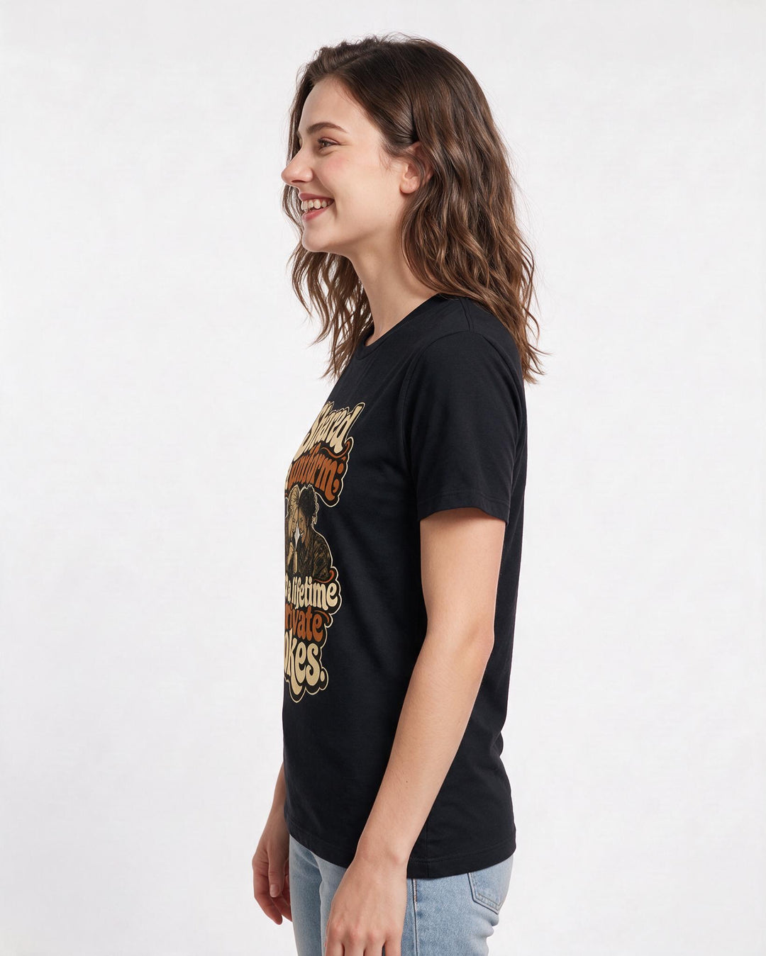 Veteran Black T-Shirt for Women – Everyday Expression Graphic Tee product image 2