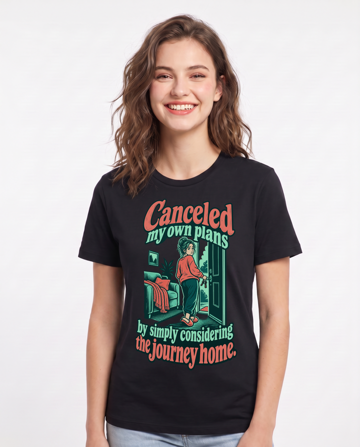 Meme Black T-Shirt for Women – Everyday Expression Graphic Tee product image 3
