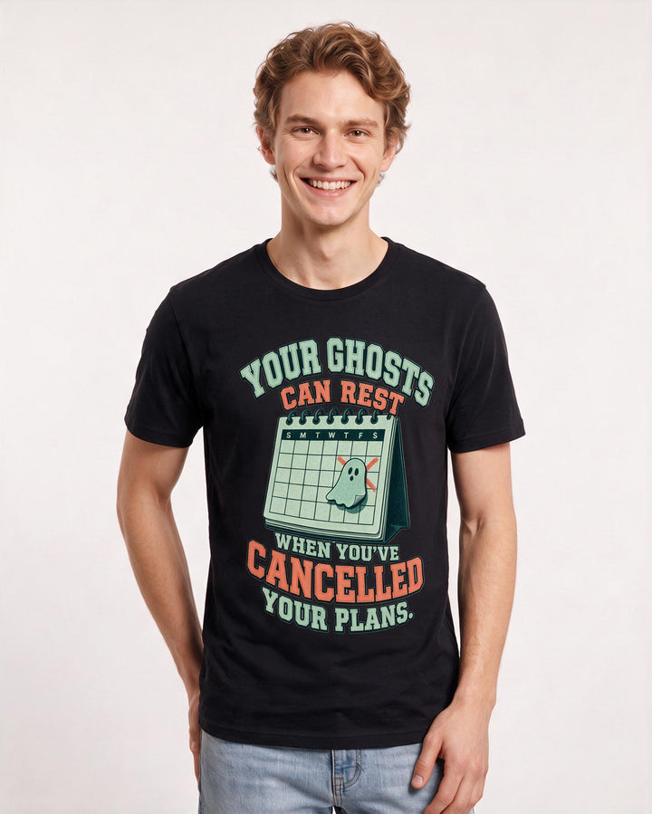 Halloween Black T-Shirt for Men – Halloween Theme Graphic Tee product image 1