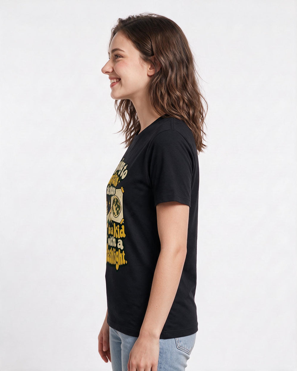 Teacher Black T-Shirt for Women – Everyday Expression Graphic Tee product image 2