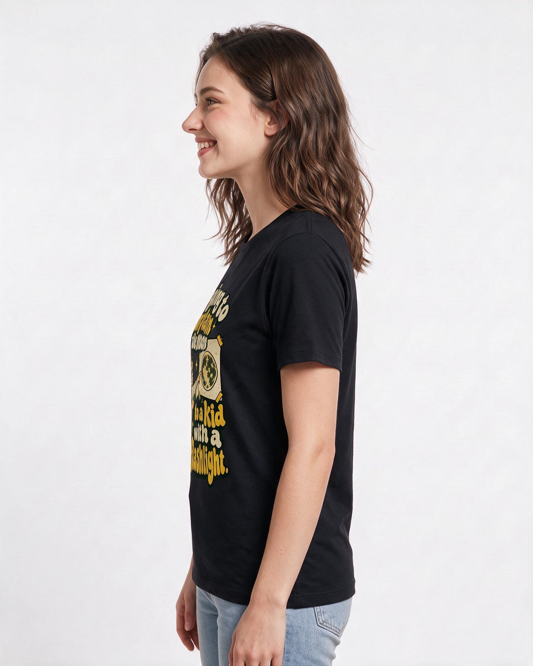 Teacher Black T-Shirt for Women – Everyday Expression Graphic Tee product image 2