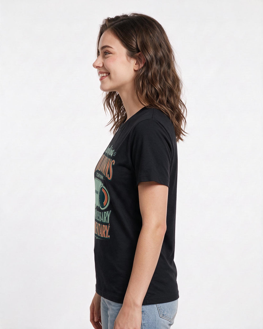 Gaming Women's Black T-Shirt – Applying cooldowns to my own unnecessary commentary. product image 2