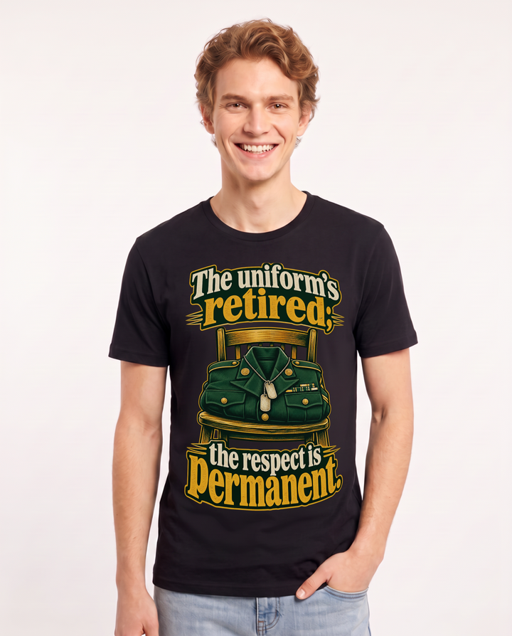 Veteran Black T-Shirt for Men – Everyday Expression Graphic Tee product image 3