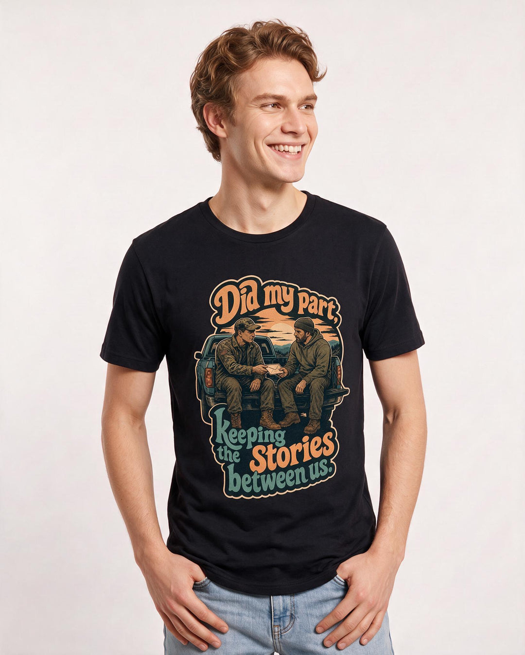 Veteran Black T-Shirt for Men – Everyday Expression Graphic Tee product image 1