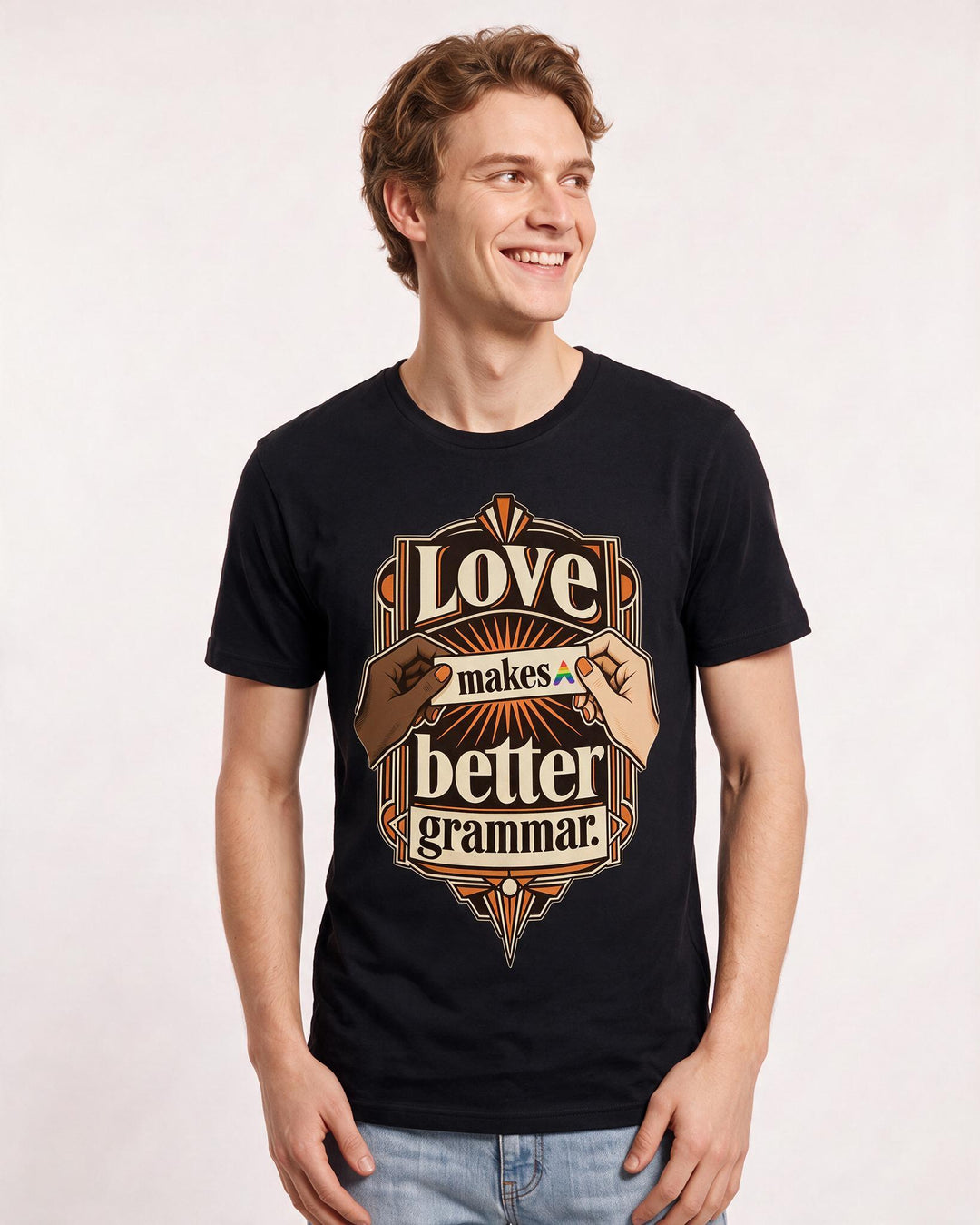 Pride Black T-Shirt for Men – Everyday Expression Graphic Tee product image 1