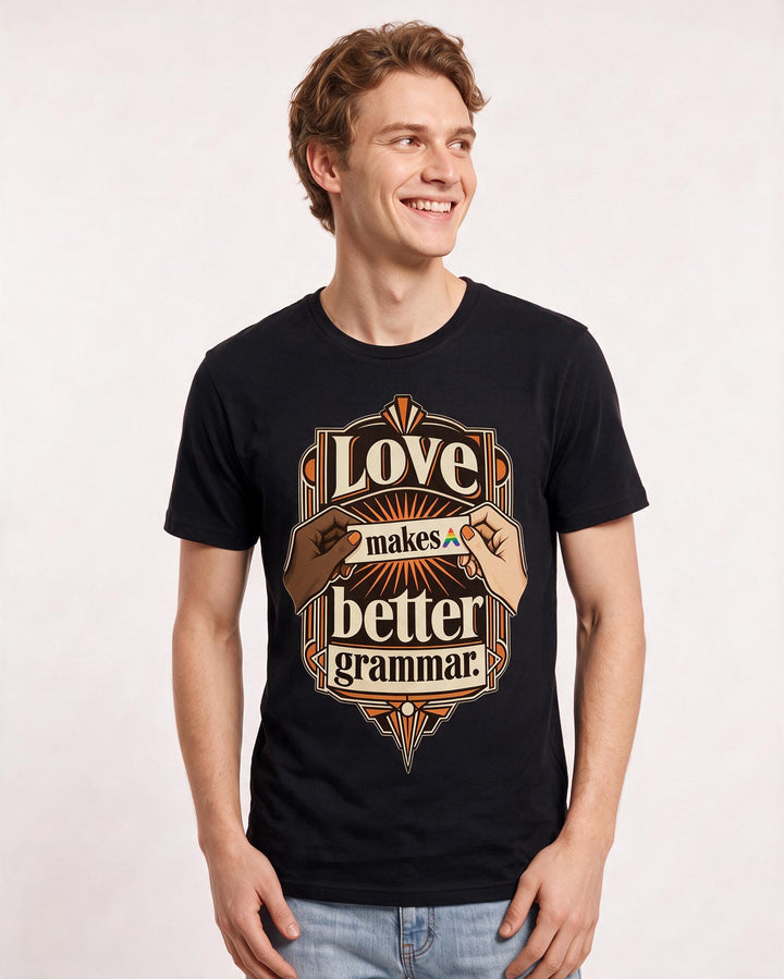 Pride Black T-Shirt for Men – Everyday Expression Graphic Tee product image 1