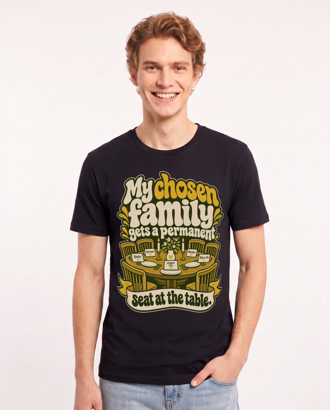 Pride Black T-Shirt for Men – Everyday Expression Graphic Tee product image 3