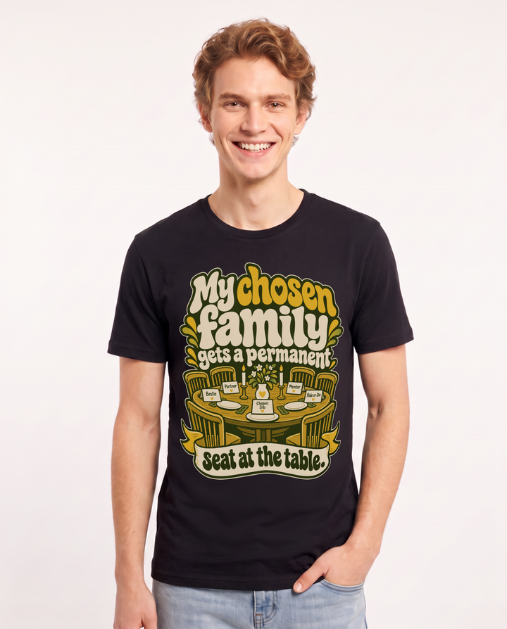 Pride Black T-Shirt for Men – Everyday Expression Graphic Tee product image 3