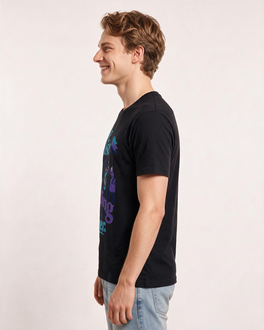 Patriotic Men's Black T-Shirt – We raise the flag by lifting each other product image 2