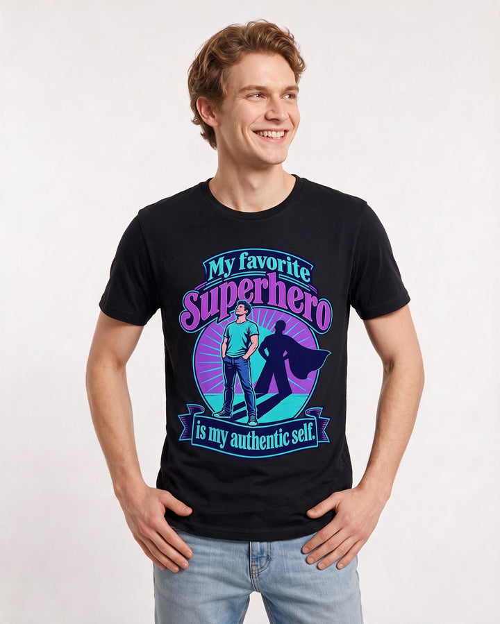 Pride Black T-Shirt for Men – Everyday Expression Graphic Tee product image 1