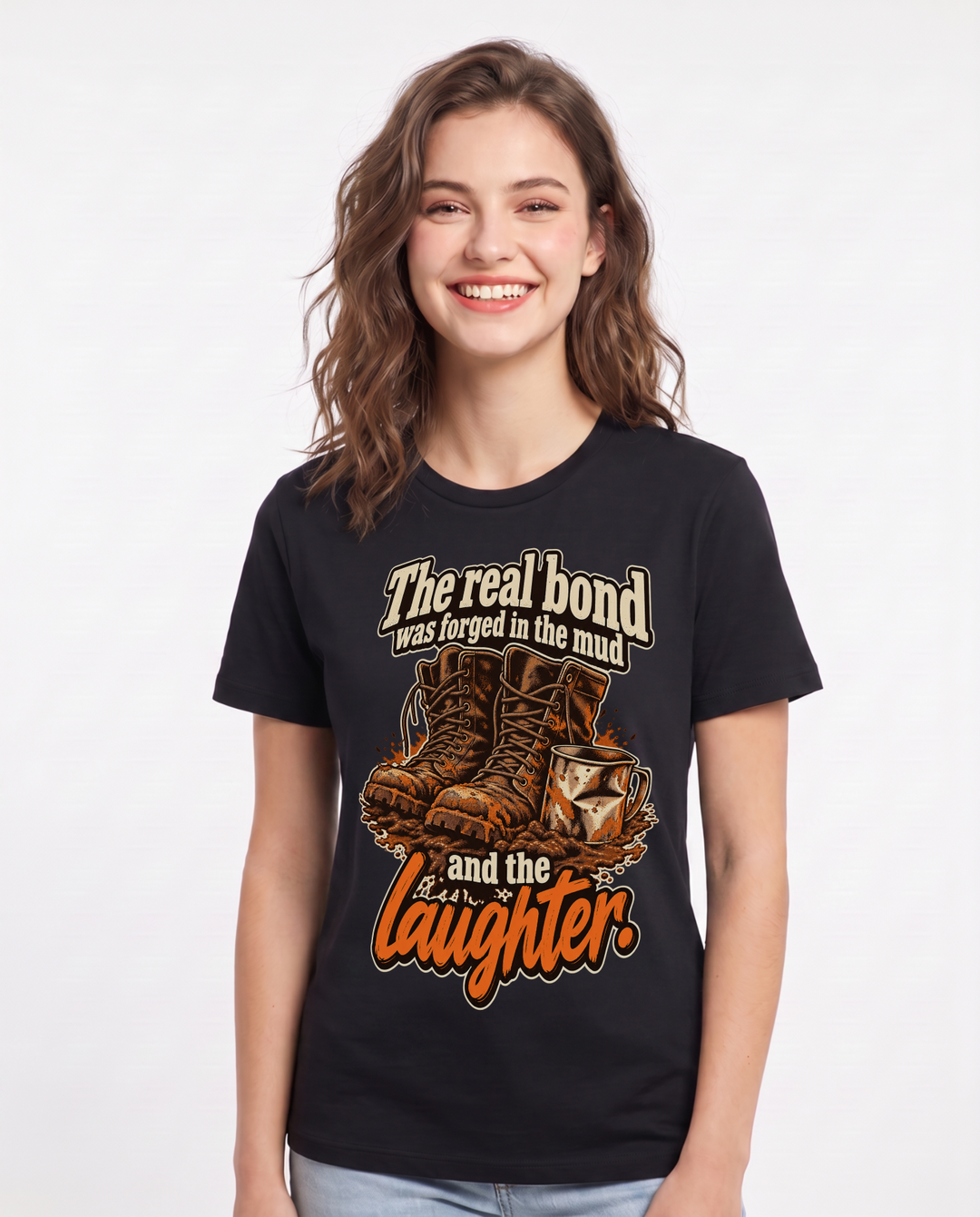 Veteran Black T-Shirt for Women – Everyday Expression Graphic Tee product image 3