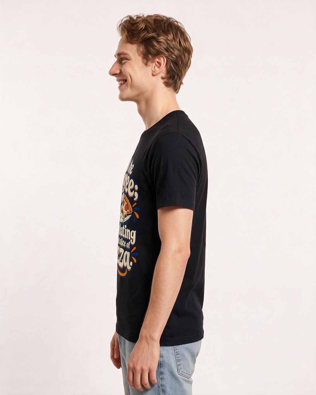 Graduation Black T-Shirt for Men – Everyday Expression Graphic Tee product image 2