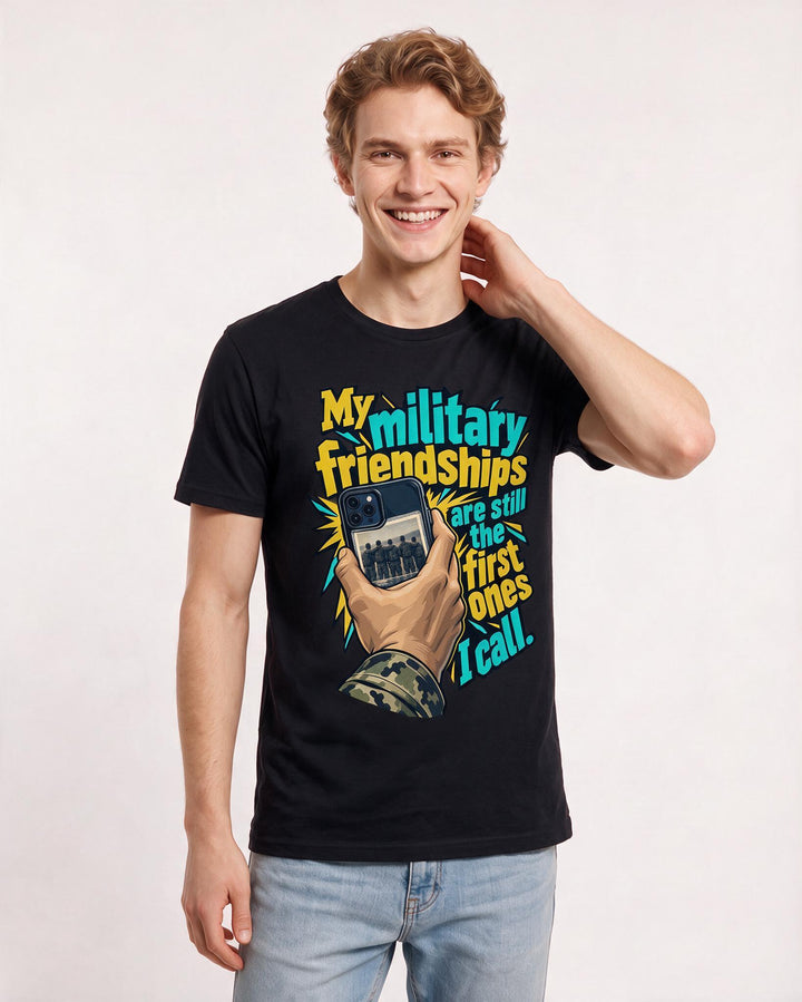 Veteran Black T-Shirt for Men – Everyday Expression Graphic Tee product image 1