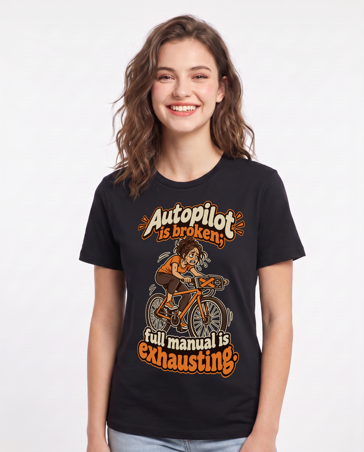 Meme Black T-Shirt for Women – Everyday Expression Graphic Tee product image 3