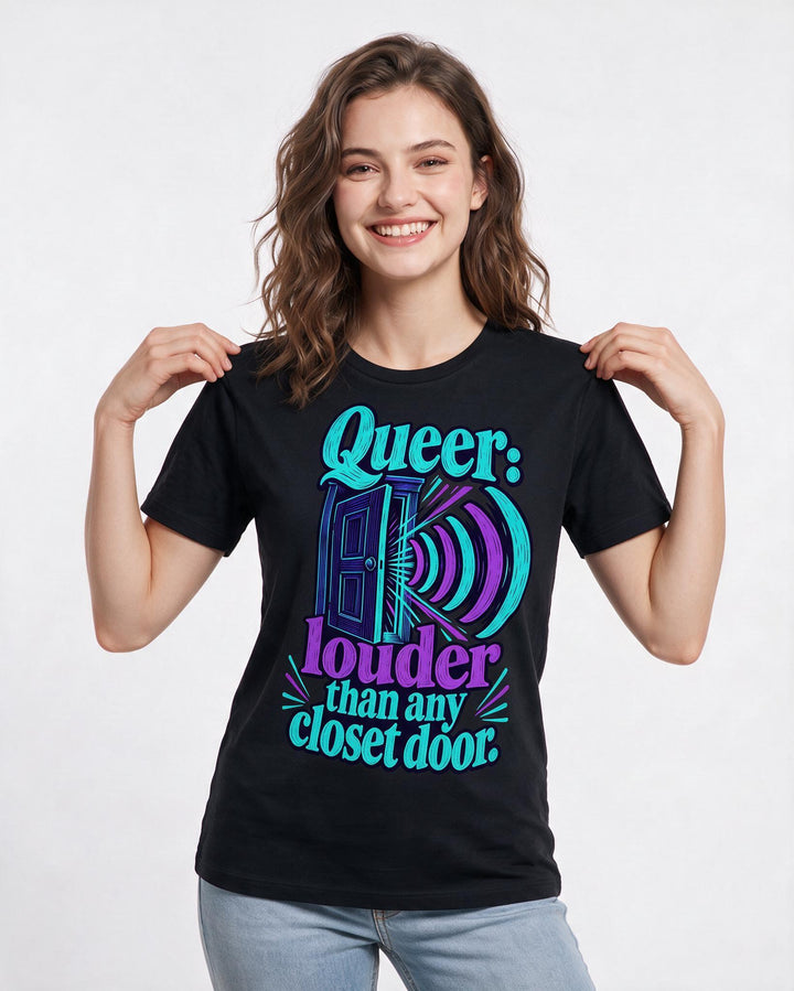 Pride Black T-Shirt for Women – Everyday Expression Graphic Tee product image 1