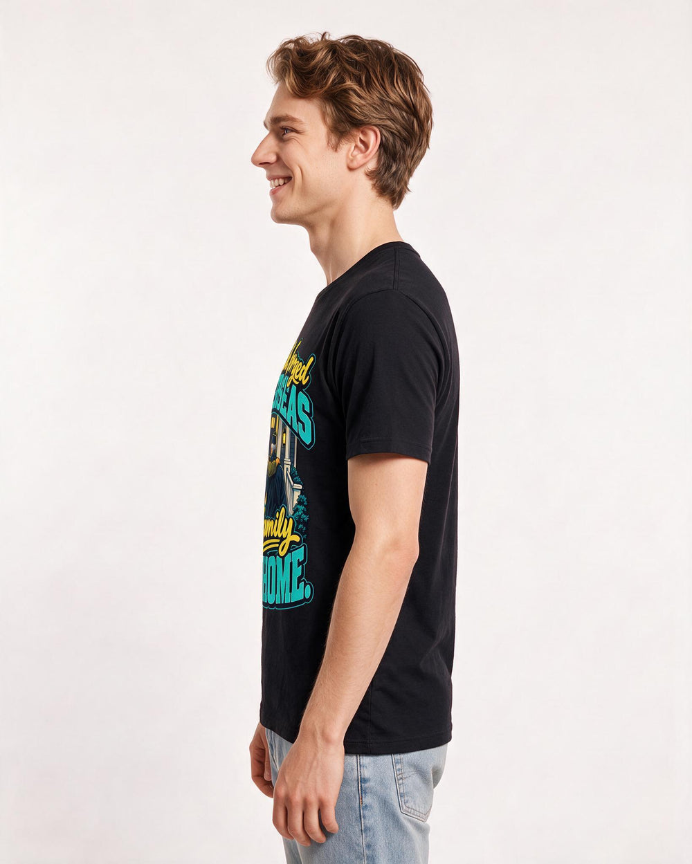 Veteran Black T-Shirt for Men – Everyday Expression Graphic Tee product image 2
