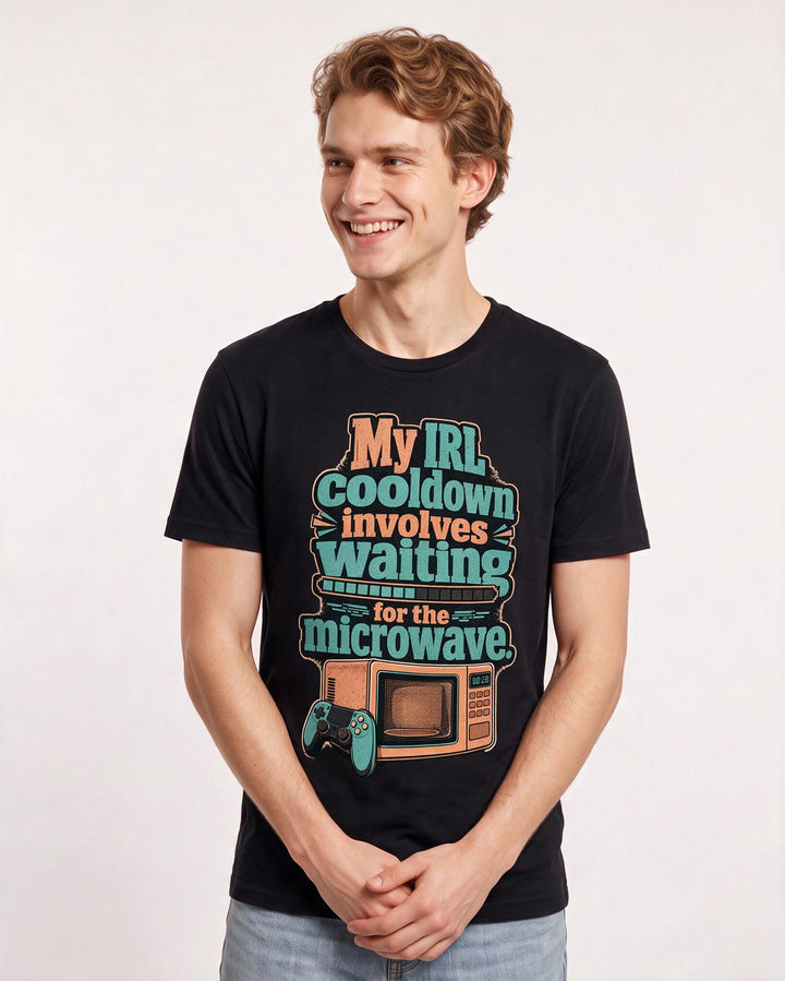 Gaming Black T-Shirt for Men – Game Night Graphic Tee product image 1