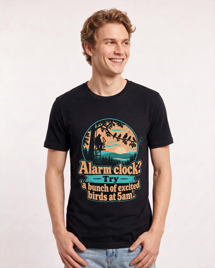 Hunting Black T-Shirt for Men – Everyday Expression Graphic Tee product image 1