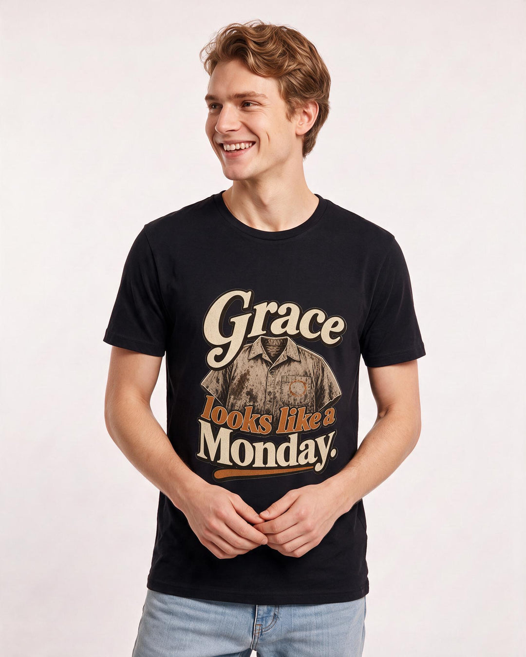 Christian Faith Black T-Shirt for Men – Everyday Expression Graphic Tee product image 1