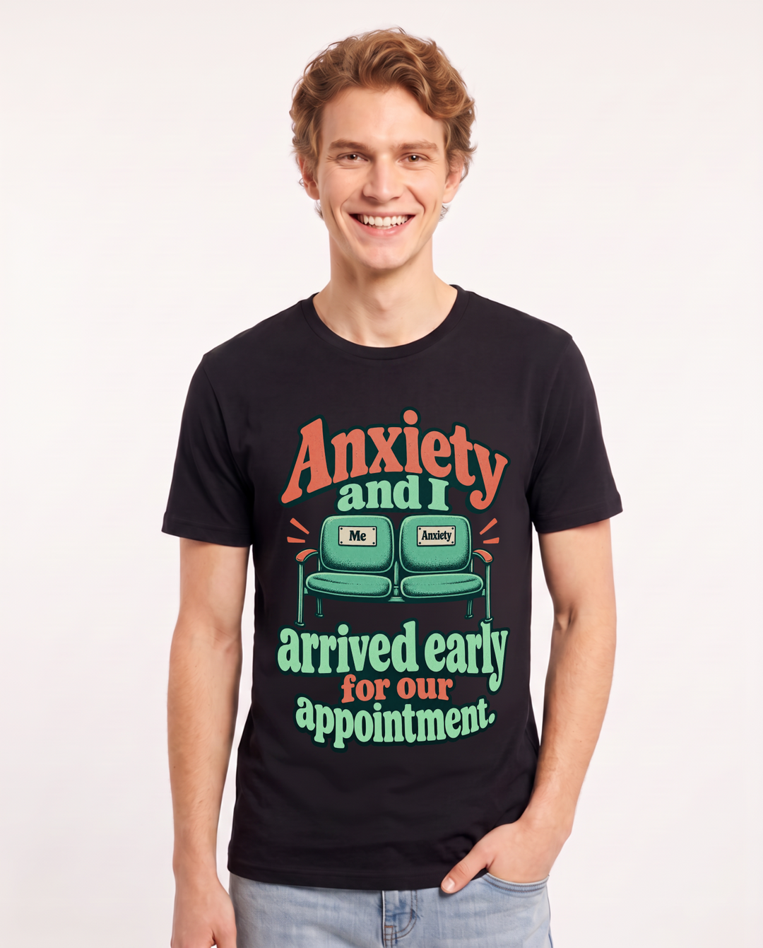 Meme Black T-Shirt for Men – Everyday Expression Graphic Tee product image 3