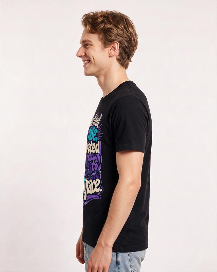 Christian Faith Black T-Shirt for Men – Everyday Expression Graphic Tee product image 2
