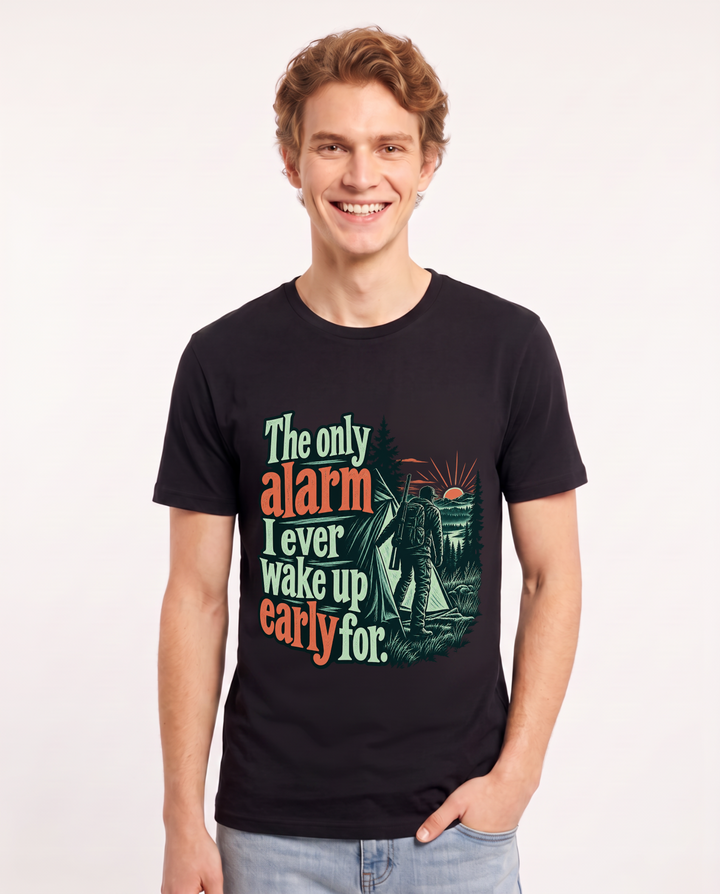 Hunting Black T-Shirt for Men – Everyday Expression Graphic Tee product image 3