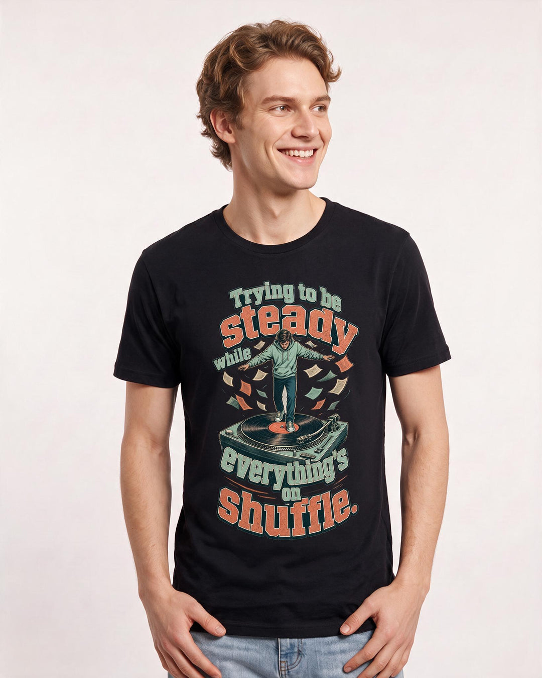 Christian Faith Black T-Shirt for Men – Everyday Expression Graphic Tee product image 1