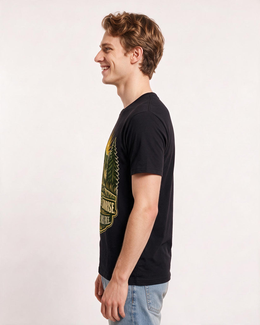 Hunting Black T-Shirt for Men – Everyday Expression Graphic Tee product image 2