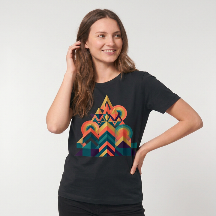 Black T-Shirt mockup 1