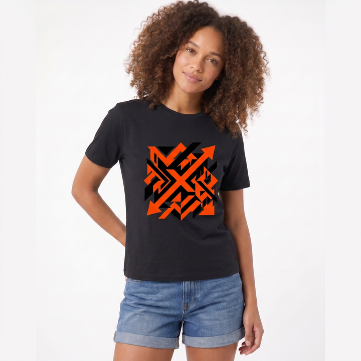 Black Black T-Shirt mockup 2