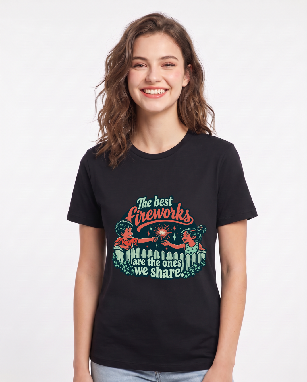 Patriotic Black T-Shirt for Women – Everyday Expression Graphic Tee product image 3