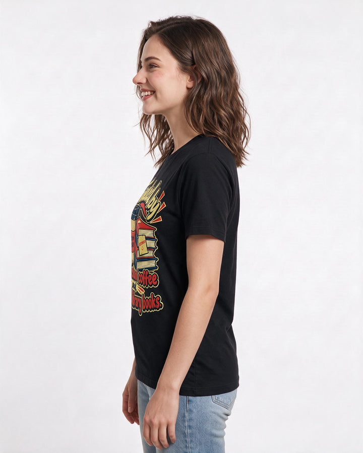 Teacher Black T-Shirt for Women – Everyday Expression Graphic Tee product image 2