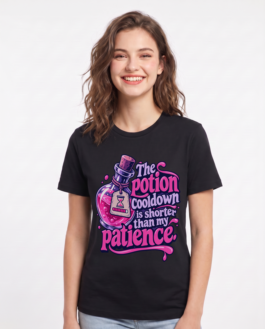 Gaming Black T-Shirt for Women – Game Night Graphic Tee product image 3