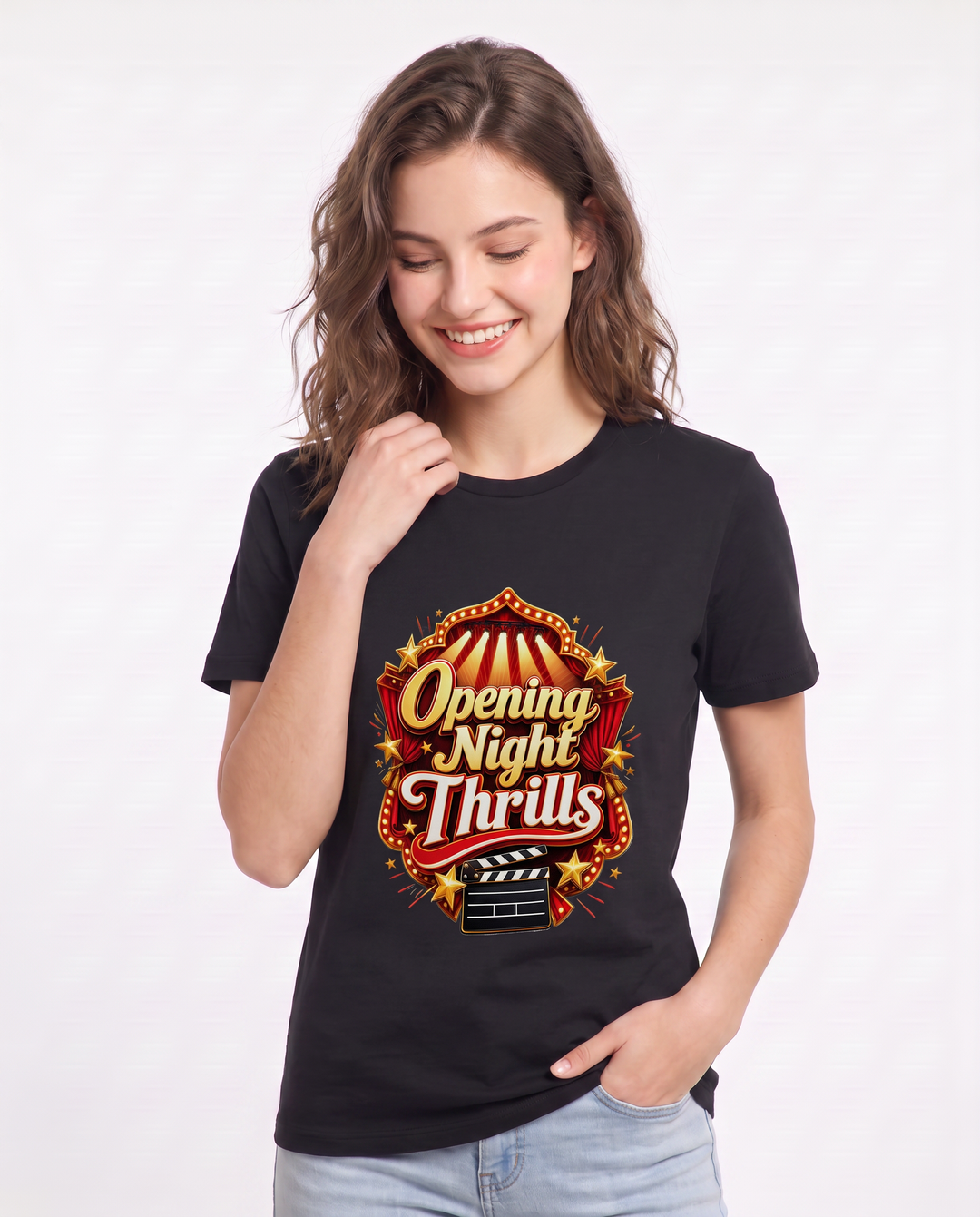 Opening Night Thrills Women's Black T-Shirt product image 1