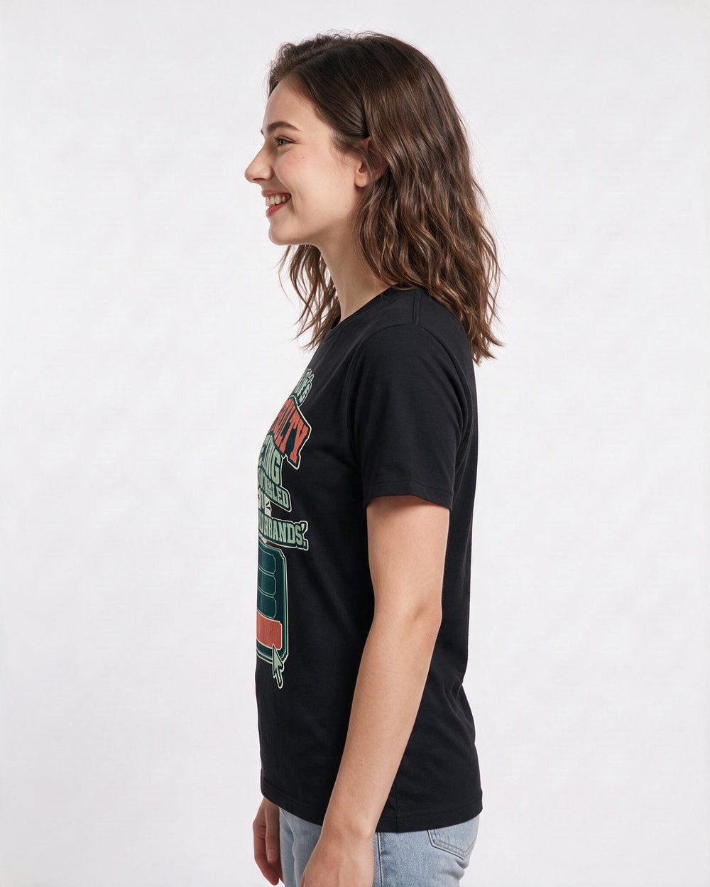 Gaming Black T-Shirt for Women – Game Night Graphic Tee product image 2