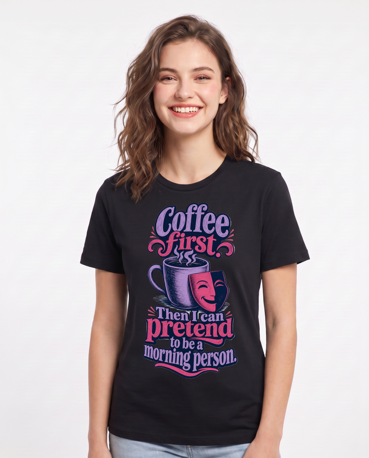 Grandparent Black T-Shirt for Women – Everyday Expression Graphic Tee product image 3