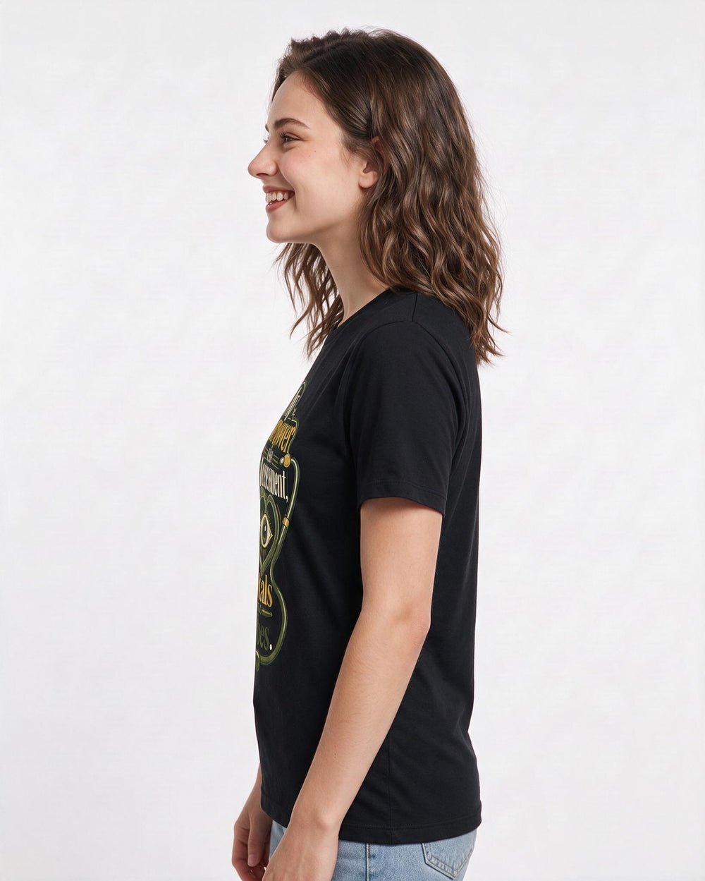 Nurse Women's Black T-Shirt – My superpower is a full assessment, vitals to vibes. product image 2