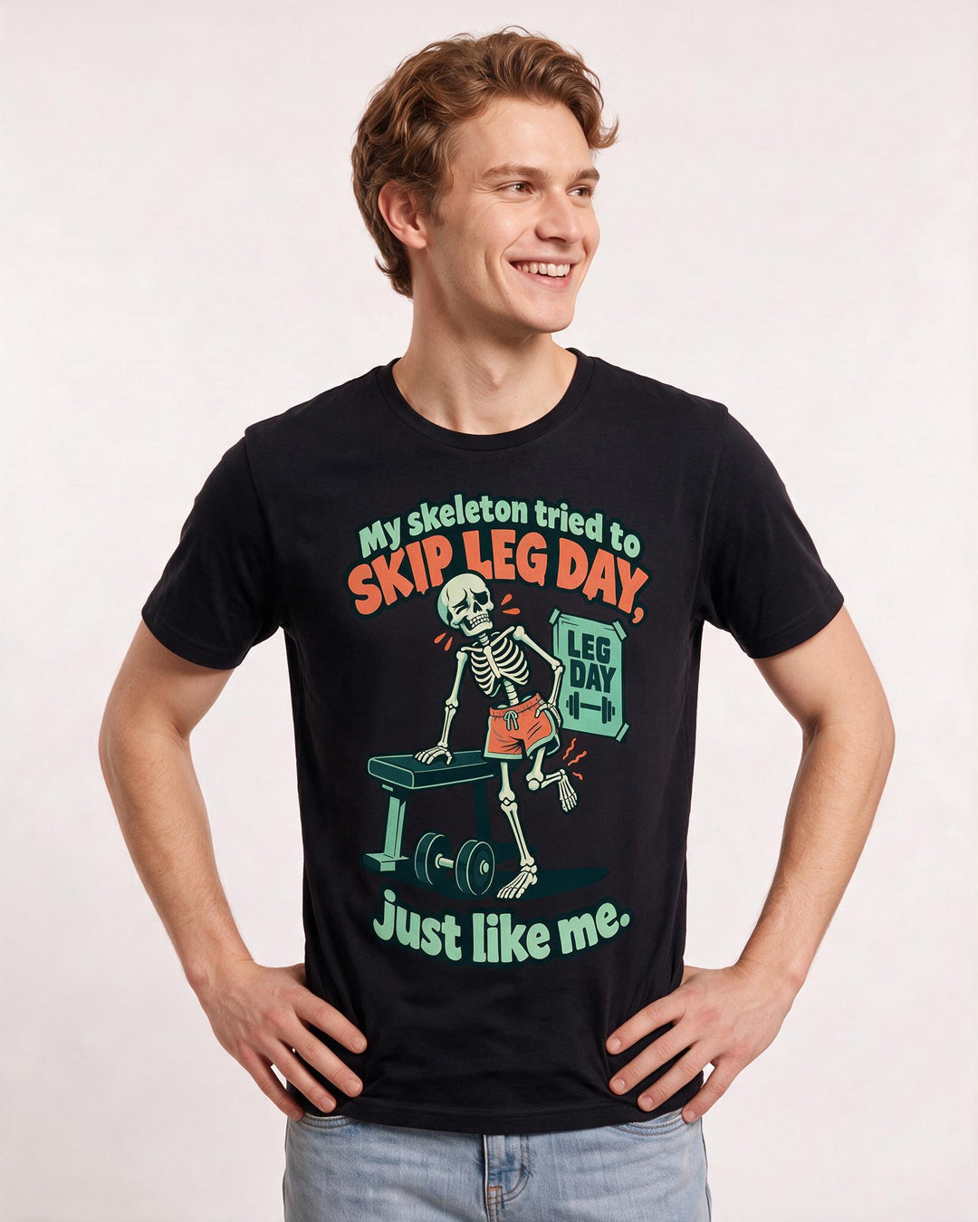 Halloween Black T-Shirt for Men – Halloween Theme Graphic Tee product image 1