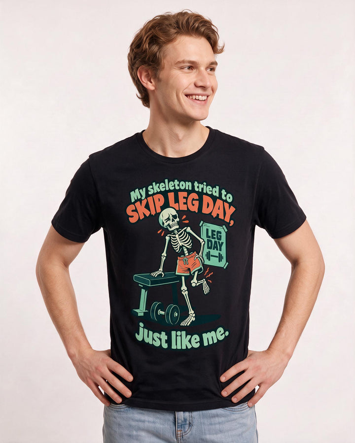 Halloween Black T-Shirt for Men – Halloween Theme Graphic Tee product image 1
