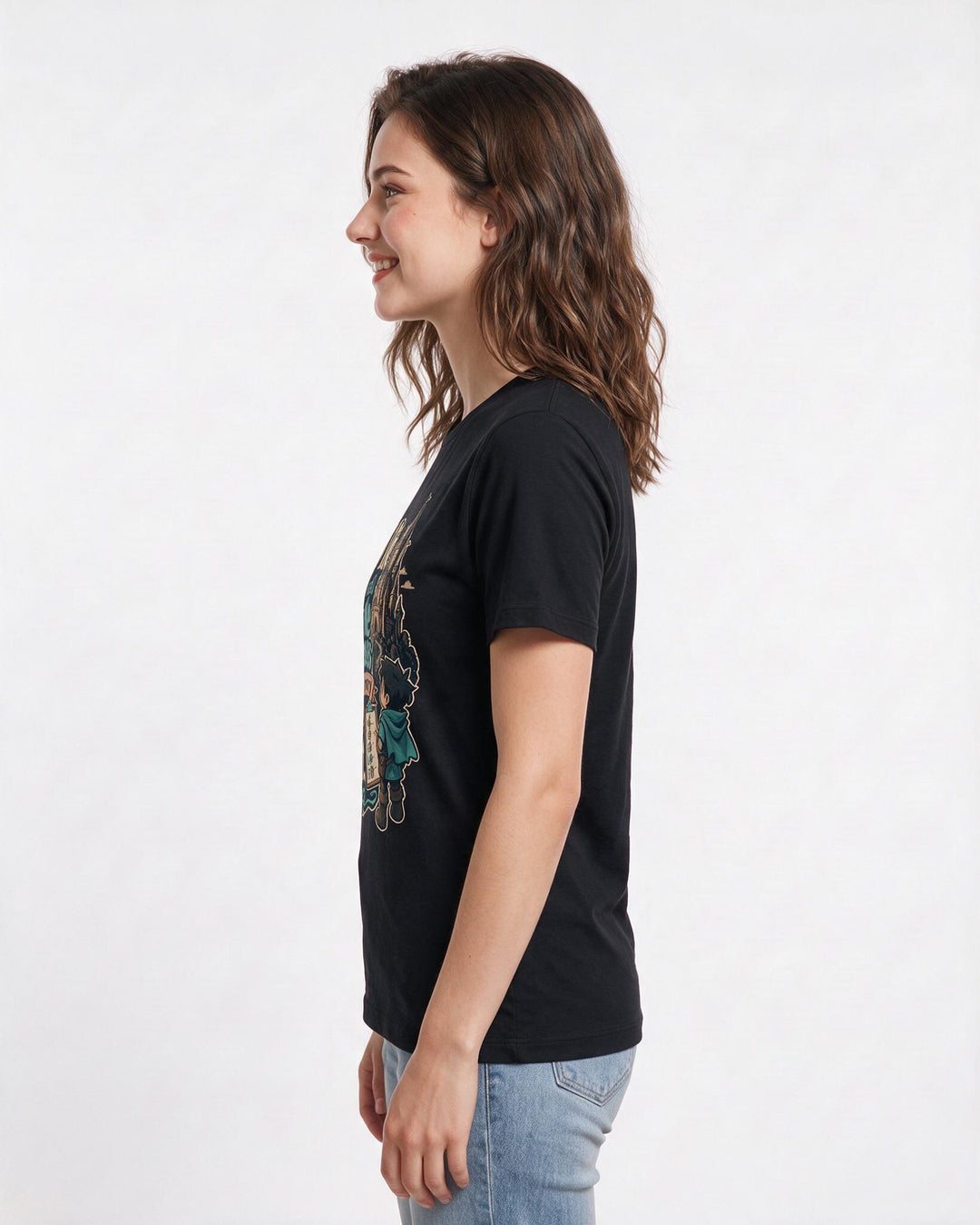 Gaming Black T-Shirt for Women – Game Night Graphic Tee product image 2